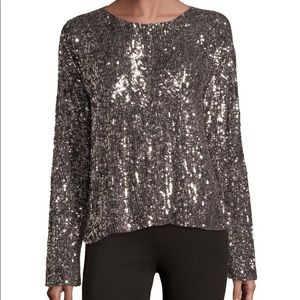 NWT Equipment “Abeline” Sequin Top